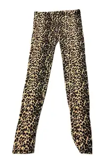 Body Central animal print leggings size S