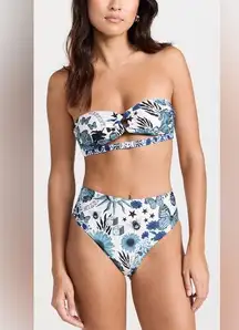 Agua Bendita Darya Strapless Bandeau Bikini Top, BRAND NEW, Size Small,$130