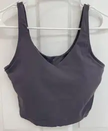 Dragon Fit Purple Padded Sports Bra Yoga Crop Top Women’s Size S