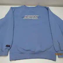 Jansport United States Navy MOM pullover Crewneck Sweater Blue Womens Small