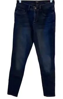 Curve Appeal Minimalist Jegging Dark Wash Stretch Denim Jeans Women Size 4 27