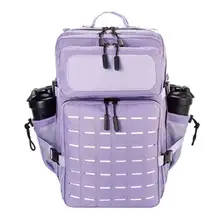45L Tactical Backpack Molle Bag Lavender Water-Resistant Heavy-Duty Nylon Large