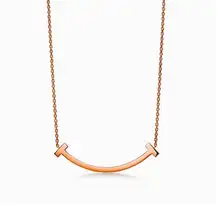 Bar Necklace Rose Gold Filled K18 Necklace, 16-18"‎