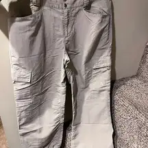 The North Face Gray Capris with Utility Style