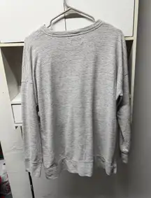Aerie Crewneck Sweatshirt Grey Oversized