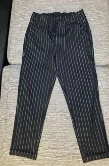 Italian Designer Atos Lombardini Pinstripe Trouser Pants Size 32