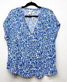 H&M Floral Top Womens XXL Relaxed Comfort Lightweight Minimalist Breathable