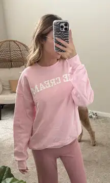 Pink sweatshirt 