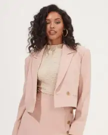 ASTR  The Label Woodbury Blazer&Skirt Blush Set