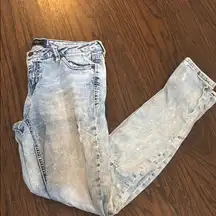 Celebrity Pink Blue Skinny Jeans