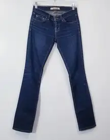 J Brand Jeans Low Rise Pencil Leg Blue Denim