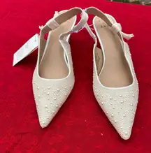 Women's Milan Slingback Heels - A New Day size 8.5