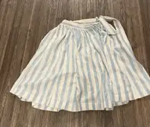 Mii‎ A La Mer Anthropologie Cotton Striped Beach Boho Skirt