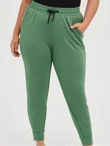 Torrid‎ Women’s Olive Green Relaxed Fit Active Cupro Pocket Joggers Size 3X NWT