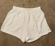 White Soffe Shorts