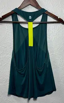 BuffBunny Collection Racerback Tank Top XS Modal Neon T-Strap‎ Ribbed Hunter Gym