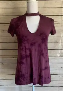 American Eagle Soft & Sexy Purple Tie-Dye Tee