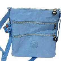 Kipling Keiko Blue Crossbody Mini Bag Lightweight Adjustable Shoulder Sling