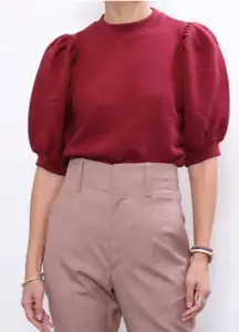 Ulla Johnson Rami Pullover in Bordeaux 4