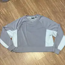 Danskin Two-Tone Gray and White Sweatshirt large excellent condition