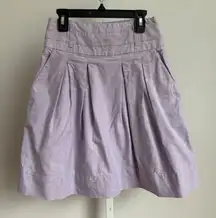Zara skirt‎ size XS pleated purple lavender