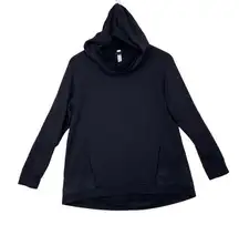 Lululemon Starting Place Hoodie in Black Pullover Kangaroo Pocket Size 6