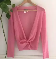 Pink Cashmere Cardigan