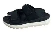 Vionic Renewal Adjustable Recovery Slide Black Sandals Women Size 9 Men Size 7.5