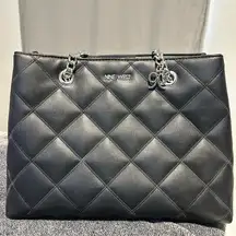 Black Quilted Women's Bag