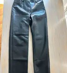 Aritzia Wilfred Leather Pants Melina