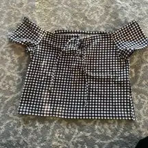 Gingham Crop Top