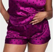 NWT Victorias Secret VS Women Lounge Polka Dot Satin Sleep Lounge Shorts Size L