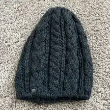 American Eagle Grey Knitted Sweater Beanie