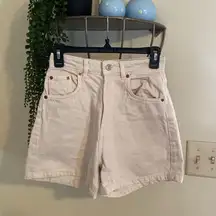 Zara High Waisted Mom Shorts