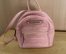 Juicy Couture light pink mini backpack