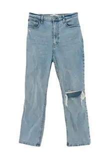 Abercrombie & Fitch Distressed Straight Leg Jeans Sz 27