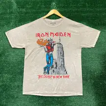 Iron Maiden The Best In New York Heavy Metal Band T-Shirt Size Medium