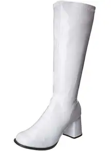 Ellie Go-Go White Boots