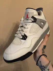 Air Jordan 4 Retro OG BG 'White Cement' 2016
