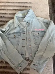 PacSun Playboy Jean Jacket Cropped