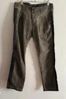 Y2K Vintage NSF | Distressed Glen Plaid Slim Pleated Front Ankle Length Pants 8