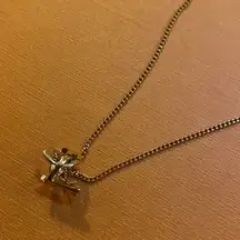 Saint Laurent Opyum Twist Necklace in Metal