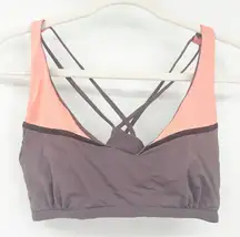 L*Space Womens Y2K Beach Vacation Spring Break‎ Strappy Bikini Swim Top Size L