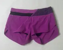 Lululemon Speed Up Short in Purple/Black