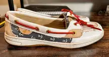 Sperry Deck shoes Anchor print‎ size 9