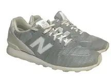 New Balance  Womens Sz 7 Re-Engineered 696 Sneakers Gray White  WL696RWT