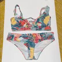 Hurley Multicolor Bikini Set large teen girls 2 piece