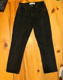 Reformation Julia Crop High Cigarette Jeans