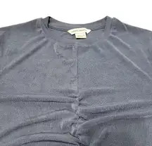 Urban Revivo Top Size 8 Women's Blouse High Low Asymmetrical Top Ruched Stretchy Top Women's Top