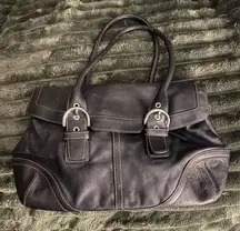 Black Coach Shoulder Bag Vintage